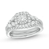 Thumbnail Image 2 of Monique Lhuillier Bliss Diamond Engagement Ring 1-1/6 ct tw Princess, Marquise & Round-cut 18K White Gold