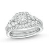 Thumbnail Image 3 of Monique Lhuillier Bliss Diamond Engagement Ring 1-1/6 ct tw Princess, Marquise & Round-cut 18K White Gold