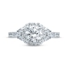 Thumbnail Image 3 of Monique Lhuillier Bliss Diamond Engagement Ring 1-7/8 ct tw Round, Marquise & Pear-Shaped 18K White Gold