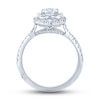 Thumbnail Image 3 of Monique Lhuillier Bliss Diamond Engagement Ring 1- 3/8 ct tw Round & Marquise-Cut 18K White Gold