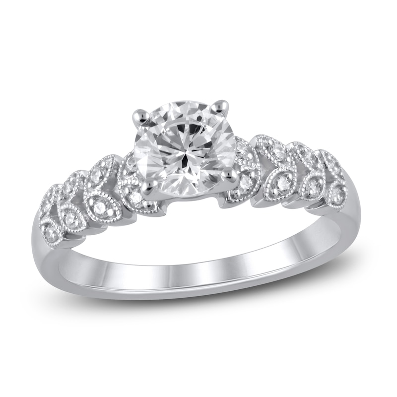 Main Image 1 of Diamond GIA Engagement Ring 1 ct tw Round-cut Platinum