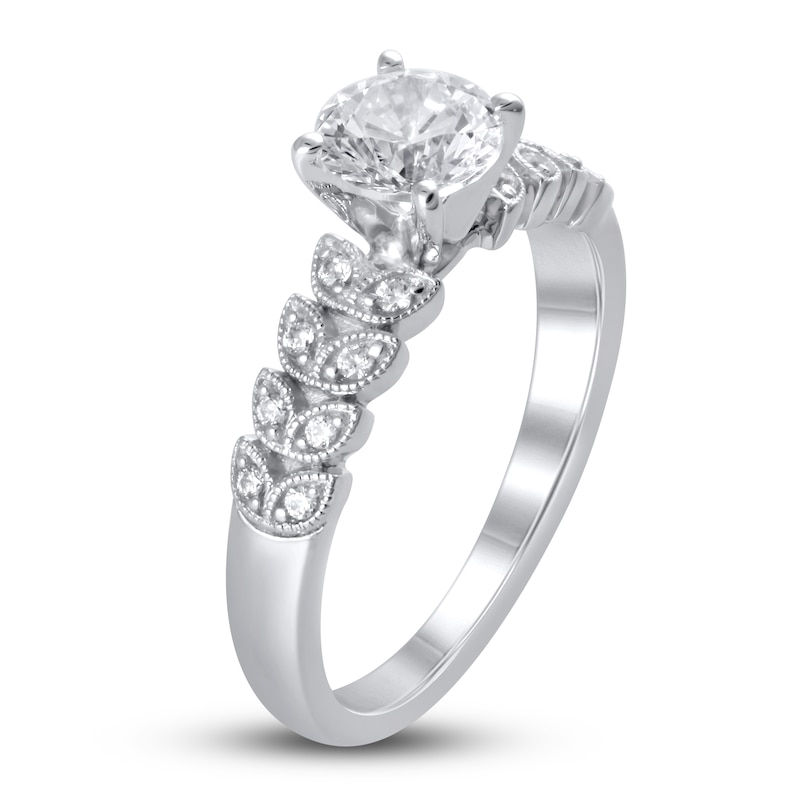 Diamond GIA Engagement Ring 1 ct tw Round-cut Platinum