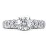 Thumbnail Image 3 of Diamond GIA Engagement Ring 1 ct tw Round-cut Platinum