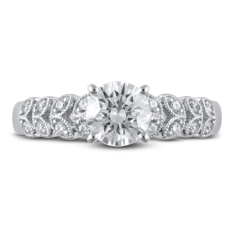 Diamond GIA Engagement Ring 1 ct tw Round-cut Platinum