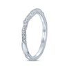 Thumbnail Image 1 of Monique Lhuillier Bliss Diamond Wedding Band 1/5 ct tw Round-cut 18K White Gold