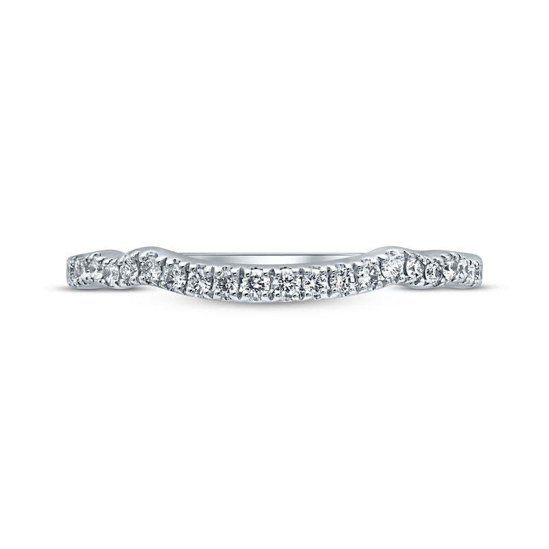 Monique Lhuillier Bliss Diamond Wedding Band 1/5 ct tw Round-cut 18K White Gold