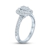 Thumbnail Image 2 of Monique Lhuillier Bliss Diamond Engagement Ring 1-1/4 ct tw Oval, Marquise & Round-cut 18K White Gold