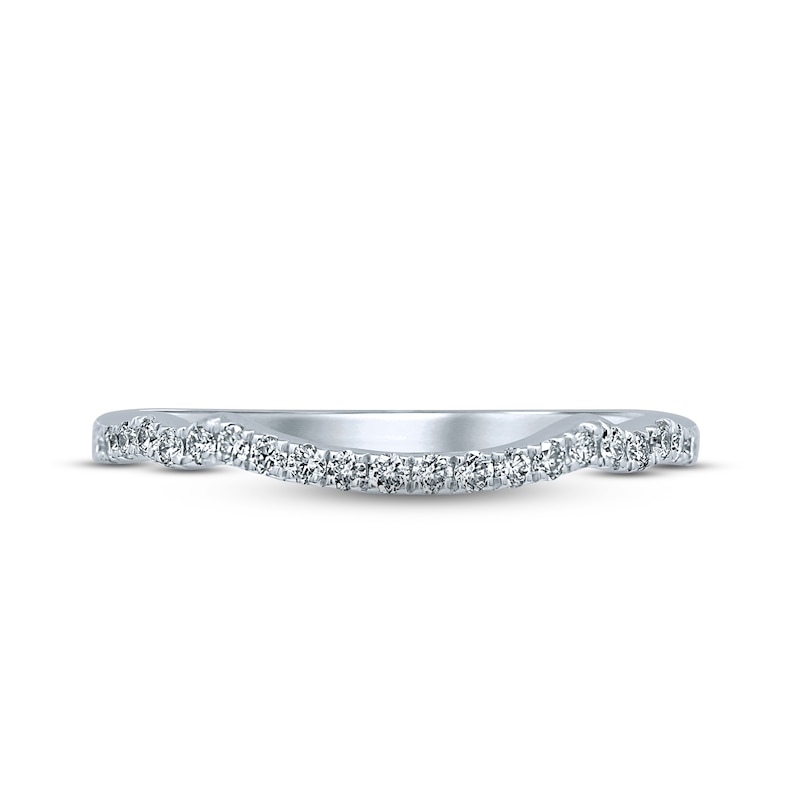 Monique Lhuillier Bliss Diamond Wedding Band 1/5 ct tw Round-cut 18K White Gold