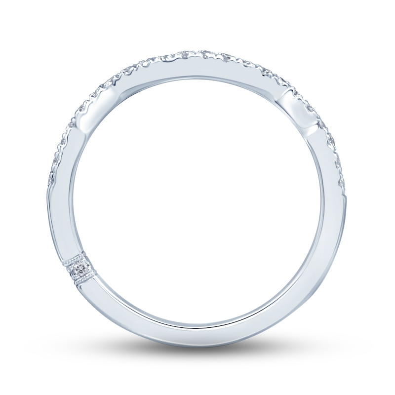 Monique Lhuillier Bliss Diamond Wedding Band 1/5 ct tw Round-cut 18K White Gold