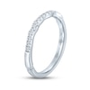 Thumbnail Image 3 of Monique Lhuillier Bliss Diamond Wedding Band 1/5 ct tw Round-cut 18K White Gold