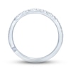 Thumbnail Image 4 of Monique Lhuillier Bliss Diamond Wedding Band 1/5 ct tw Round-cut 18K White Gold