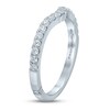 Thumbnail Image 2 of Monique Lhuillier Bliss Diamond Wedding Band 3/8 ct tw Round-cut 18K White Gold