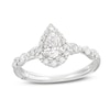 Thumbnail Image 0 of Monique Lhuillier Bliss Diamond Engagement Ring 7/8 ct tw Pear & Round-cut 18K White Gold