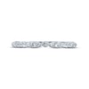 Thumbnail Image 2 of Monique Lhuillier Bliss Diamond Wedding Band 1/4 ct tw Round-cut 18K White Gold