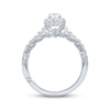 Monique Lhuillier Bliss Diamond Engagement Ring 7/8 ct tw Round-cut 18K White Gold