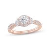 Thumbnail Image 0 of Monique Lhuillier Bliss Diamond Engagement Ring 7/8 ct tw Round & Marquise-cut 18K Rose Gold