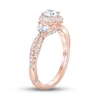 Thumbnail Image 2 of Monique Lhuillier Bliss Diamond Engagement Ring 7/8 ct tw Round & Marquise-cut 18K Rose Gold