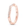 Thumbnail Image 1 of Monique Lhuillier Bliss Diamond Wedding Band 1/5 ct tw Round-cut 18K Rose Gold