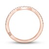 Thumbnail Image 3 of Monique Lhuillier Bliss Diamond Wedding Band 1/5 ct tw Round-cut 18K Rose Gold