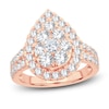 Thumbnail Image 0 of Multi-Diamond Engagement Ring 2 ct tw Round-cut 14K Rose Gold