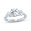 Thumbnail Image 1 of Monique Lhuillier Bliss Diamond Engagement Ring 2-1/8 ct tw Round & Pear-shaped 18K White Gold
