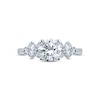 Thumbnail Image 2 of Monique Lhuillier Bliss Diamond Engagement Ring 2-1/8 ct tw Round & Pear-shaped 18K White Gold