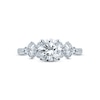 Thumbnail Image 3 of Monique Lhuillier Bliss Diamond Engagement Ring 2-1/8 ct tw Round & Pear-shaped 18K White Gold