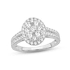 Thumbnail Image 0 of Multi-Diamond Engagement Ring 2 ct tw Round-cut 14K White Gold