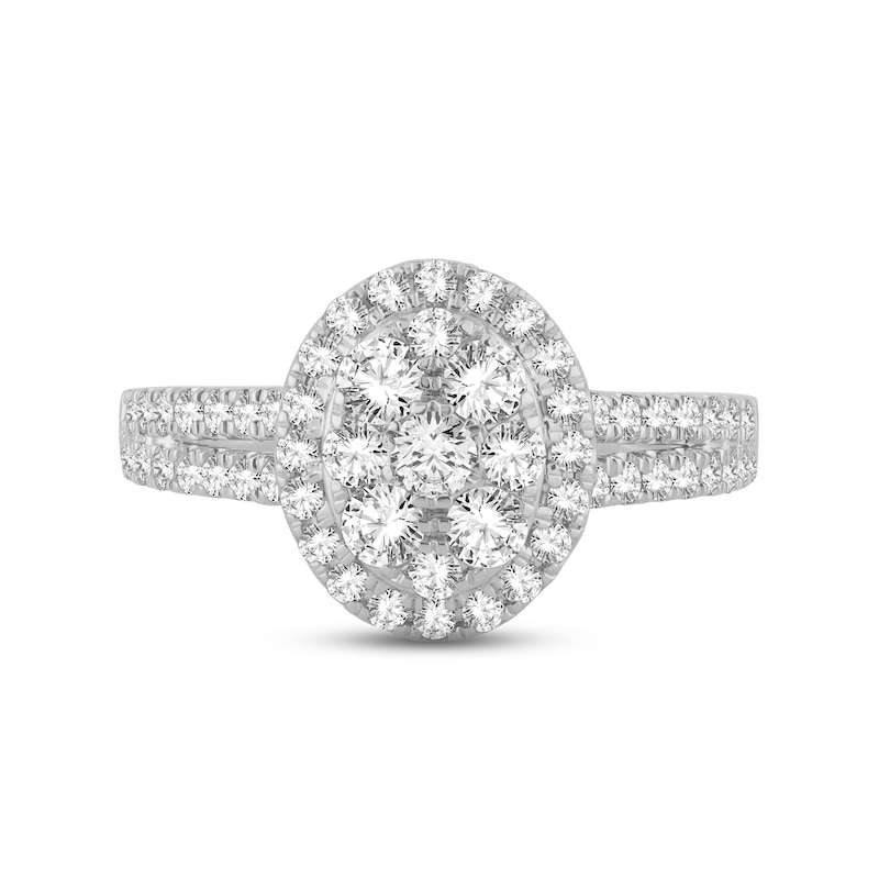 Main Image 3 of Now + Forever Multi-Diamond Engagement Ring 2 ct tw Round-cut 14K White Gold