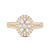Multi-Diamond Engagement Ring 2 ct tw Round-cut 14K Yellow Gold