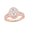 Thumbnail Image 1 of Now + Forever Multi-Diamond Engagement Ring 2 ct tw Round-cut 14K Rose Gold