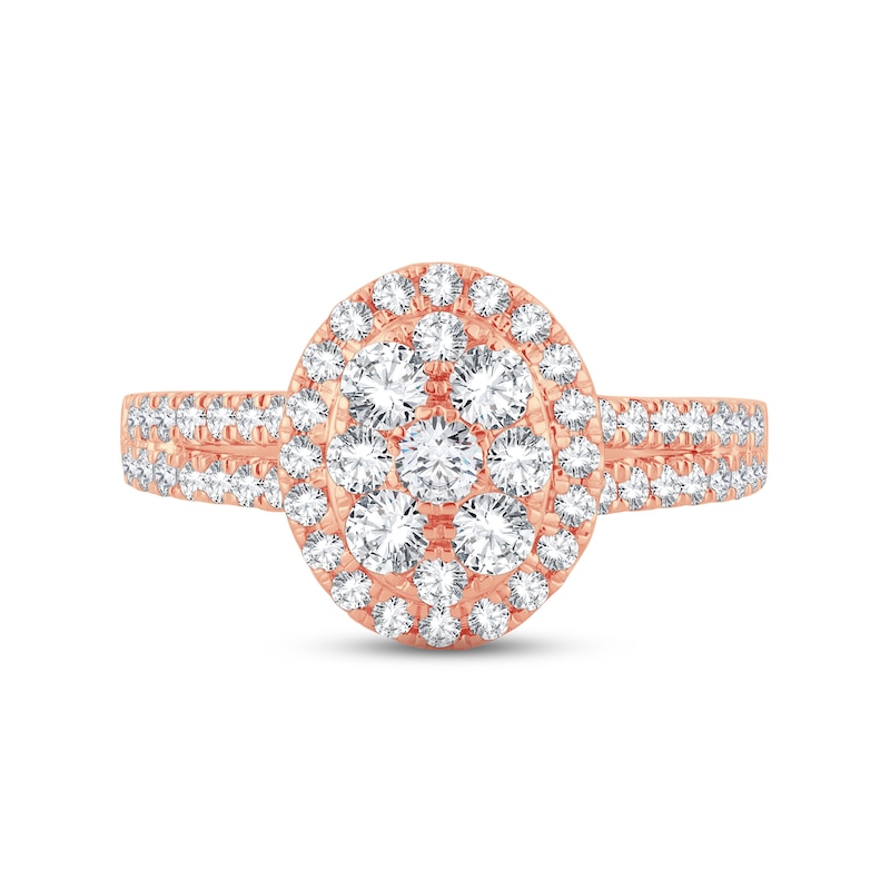 Main Image 3 of Now + Forever Multi-Diamond Engagement Ring 2 ct tw Round-cut 14K Rose Gold