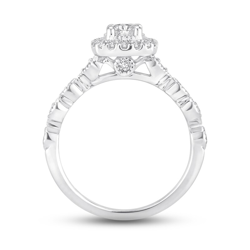 Main Image 2 of Now + Forever Diamond Engagement Ring 5/8 ct tw Round-cut 14K White Gold
