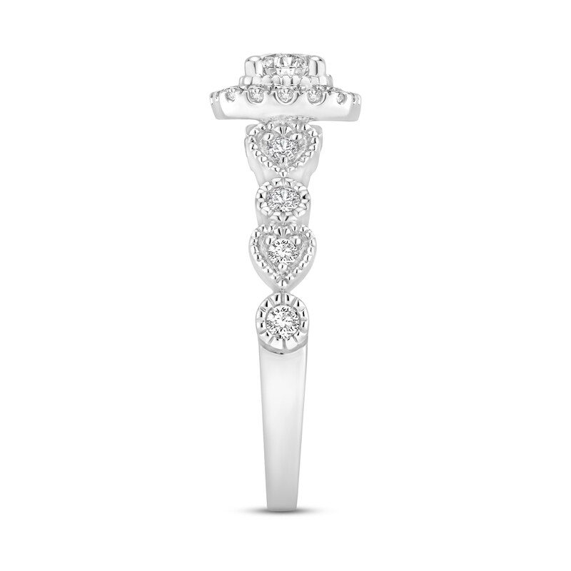 Main Image 3 of Now + Forever Diamond Engagement Ring 5/8 ct tw Round-cut 14K White Gold