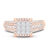 Thumbnail Image 2 of Multi-Diamond Engagement Ring 1 ct tw Princess & Round 14K Rose Gold