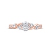 Thumbnail Image 2 of Monique Lhuillier Bliss Diamond Engagement Ring 7/8 ct tw Oval, Marquise & Round-cut 18K Two-Tone Gold