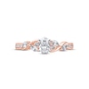 Thumbnail Image 3 of Monique Lhuillier Bliss Diamond Engagement Ring 7/8 ct tw Oval, Marquise & Round-cut 18K Two-Tone Gold