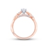 Thumbnail Image 4 of Monique Lhuillier Bliss Diamond Engagement Ring 7/8 ct tw Oval, Marquise & Round-cut 18K Two-Tone Gold