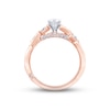 Thumbnail Image 3 of Monique Lhuillier Bliss Diamond Engagement Ring 7/8 ct tw Oval, Marquise & Round-cut 18K Two-Tone Gold