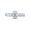 Thumbnail Image 3 of Monique Lhuillier Bliss Diamond Engagement Ring 7/8 ct tw Oval, Marquise & Round-cut 18K White Gold