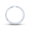 Thumbnail Image 4 of Monique Lhuillier Bliss Diamond Wedding Band 1/5 ct tw Round-cut 18K White Gold