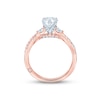 Thumbnail Image 4 of Monique Lhuillier Bliss Diamond Engagement Ring 1-3/8 ct tw Round & Marquise-cut 18K Two-Tone Gold