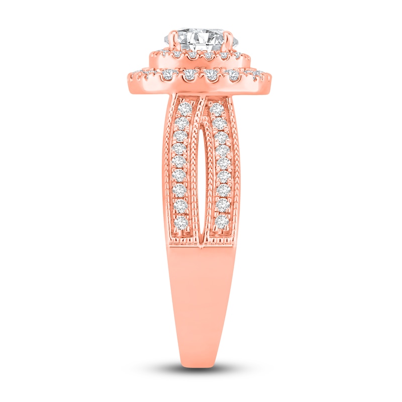 Main Image 2 of Now + Forever Diamond Engagement Ring 1-1/4 ct tw Round-cut 14K Rose Gold