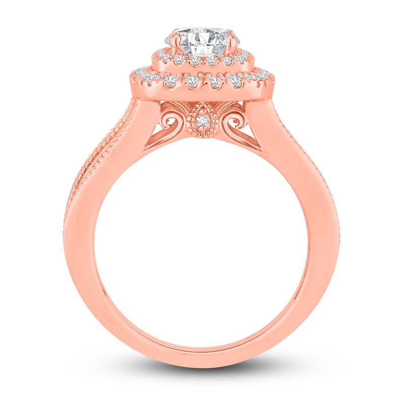 Main Image 3 of Now + Forever Diamond Engagement Ring 1-1/4 ct tw Round-cut 14K Rose Gold