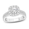 Thumbnail Image 0 of Diamond Engagement Ring 1-3/8 ct tw Round-cut 14K White Gold