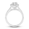 Thumbnail Image 1 of Diamond Engagement Ring 1-3/8 ct tw Round-cut 14K White Gold