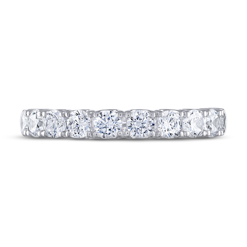 THE LEO Ideal Cut Diamond Anniversary Ring 1 ct tw 14K White Gold