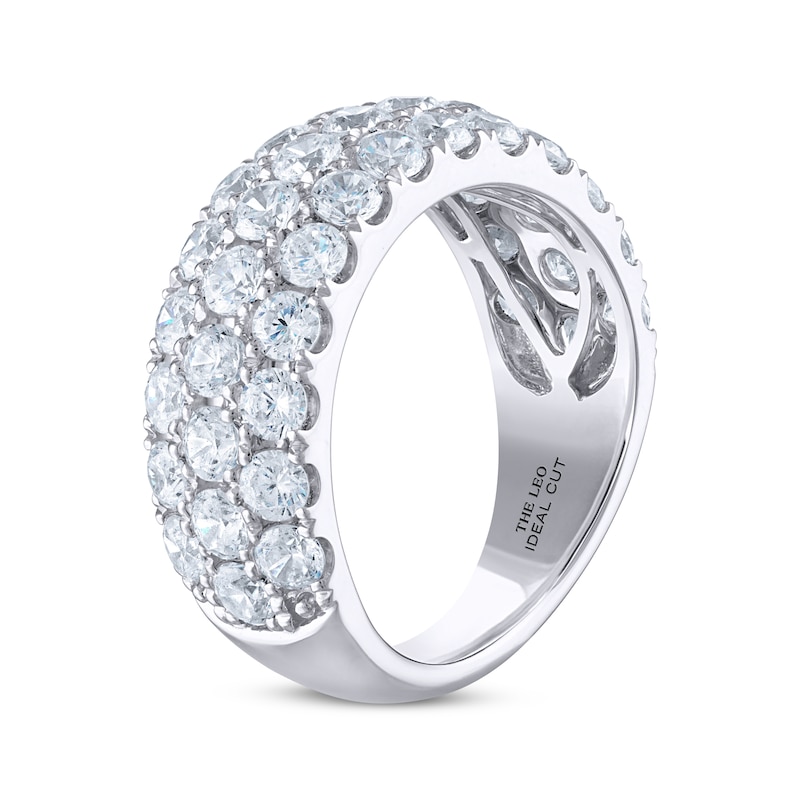 THE LEO Ideal Cut Diamond Anniversary Band 3 ct tw 14K White Gold