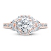 Thumbnail Image 3 of Monique Lhuillier Bliss Diamond Engagement Ring 1-7/8 ct tw Round, Marquise & Pear-shaped 18K Rose Gold