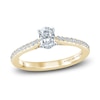 Thumbnail Image 1 of Monique Lhuillier Bliss Diamond Engagement Ring 5/8 ct tw Oval & Round-cut 18K Two-Tone Gold